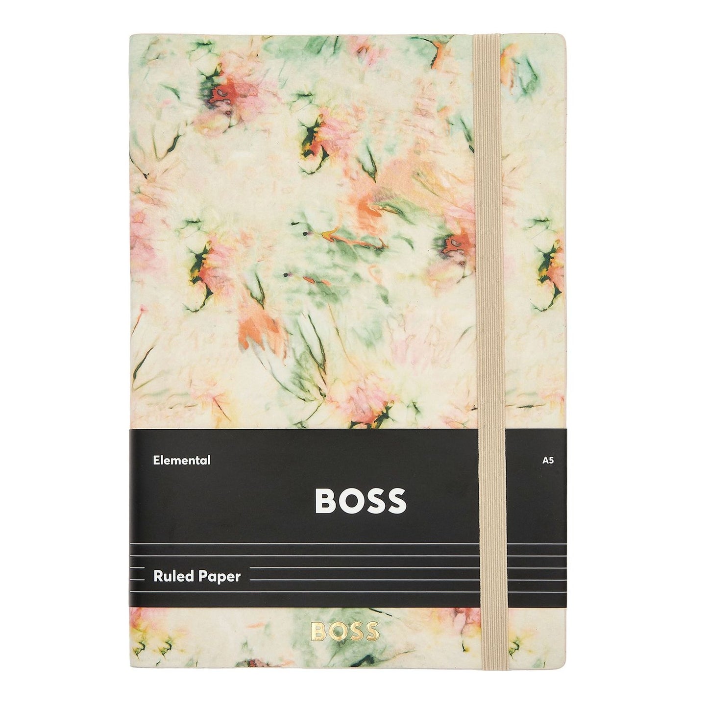 Hugo Boss A5 Notizbuch Tie-dye Flower Cream Lined