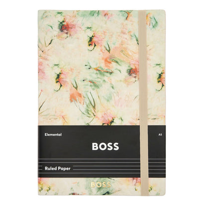 Hugo Boss A5 Notizbuch Tie-dye Flower Cream Lined