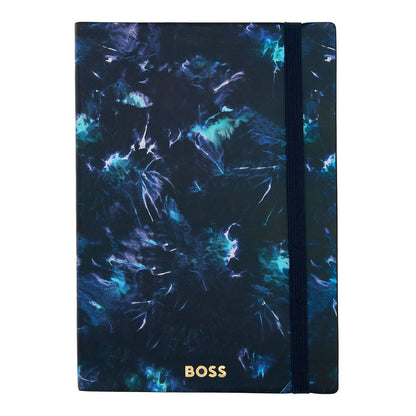 Hugo Boss A5 Notizbuch Tie-dye Flower Navy Lined