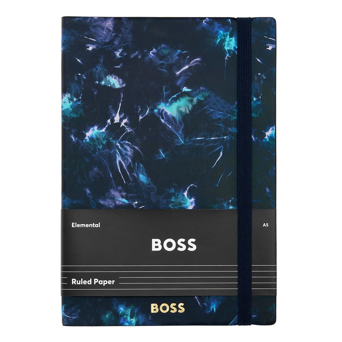 Hugo Boss A5 Notizbuch Tie-dye Flower Navy Lined