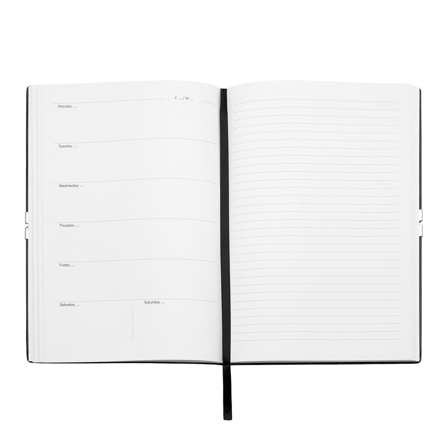 Hugo Boss A5 Notizbuch Iconic Black Agenda