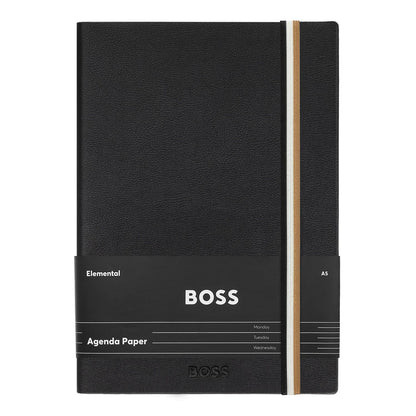 Hugo Boss A5 Notizbuch Iconic Black Agenda