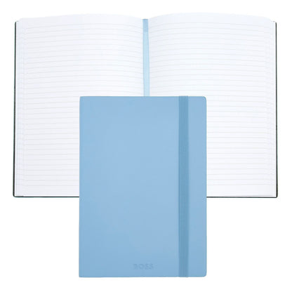 Hugo Boss A5 Notizbuch Pastel Classic Light Blue Lined