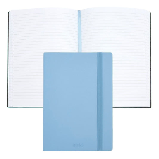 Hugo Boss A5 Notizbuch Pastel Classic Light Blue Lined