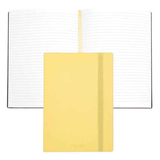 Hugo Boss A5 Notizbuch Pastel Classic Light Yellow Lined