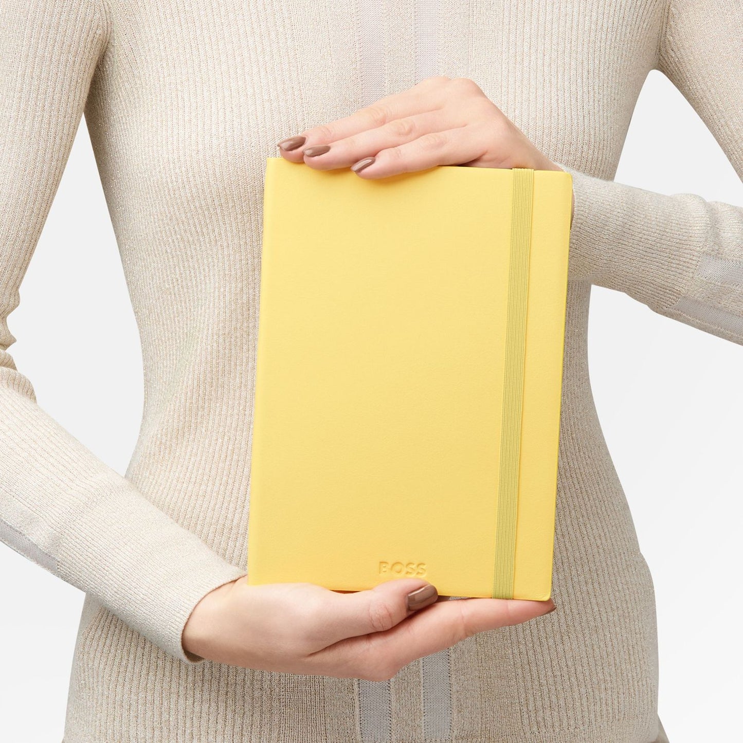 Hugo Boss A5 Notizbuch Pastel Classic Light Yellow Lined