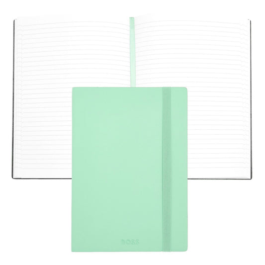 Hugo Boss A5 Notizbuch Pastel Classic Light Green Lined
