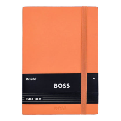 Hugo Boss A5 Notizbuch Pastel Classic Light Orange Lined