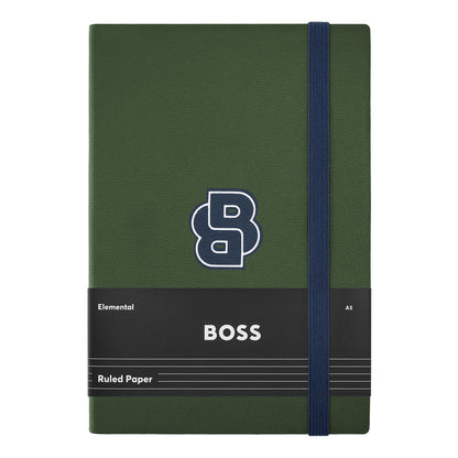 Hugo Boss A5 Notizbuch Varsity Forest Green Lined