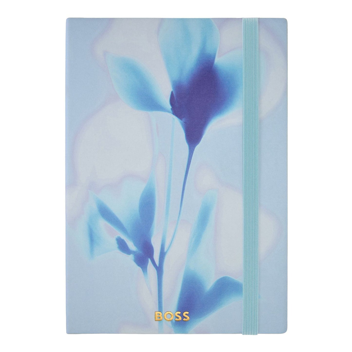 Hugo Boss A5 Notizbuch Holographic Flower Light Blue Lined