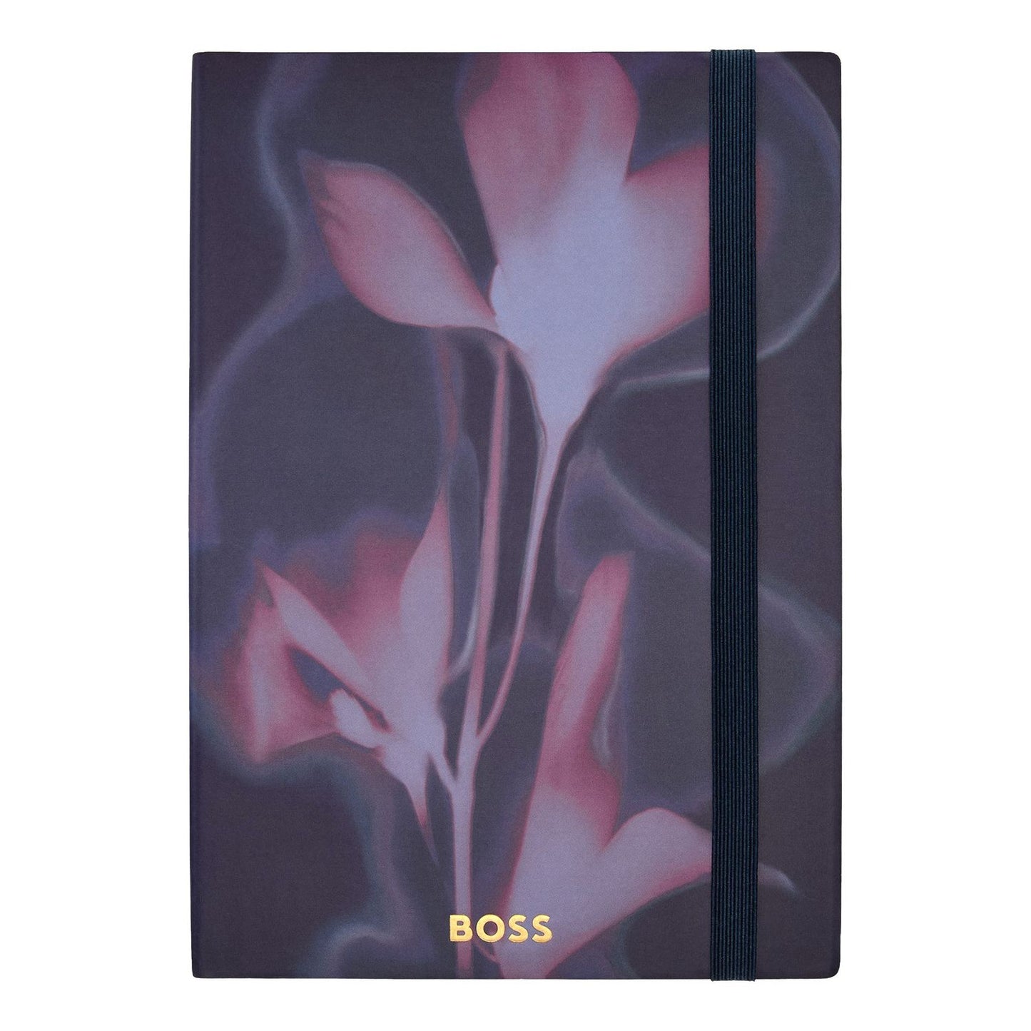 Hugo Boss A5 Notizbuch Holographic Flower Navy Lined