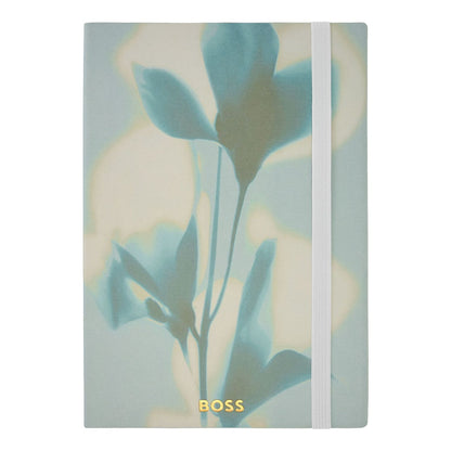 Hugo Boss A5 Notizbuch Holographic Flower Light Green Lined