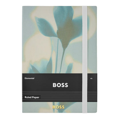 Hugo Boss A5 Notizbuch Holographic Flower Light Green Lined