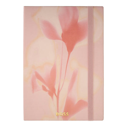 Hugo Boss A5 Notizbuch Holographic Flower Nude Lined