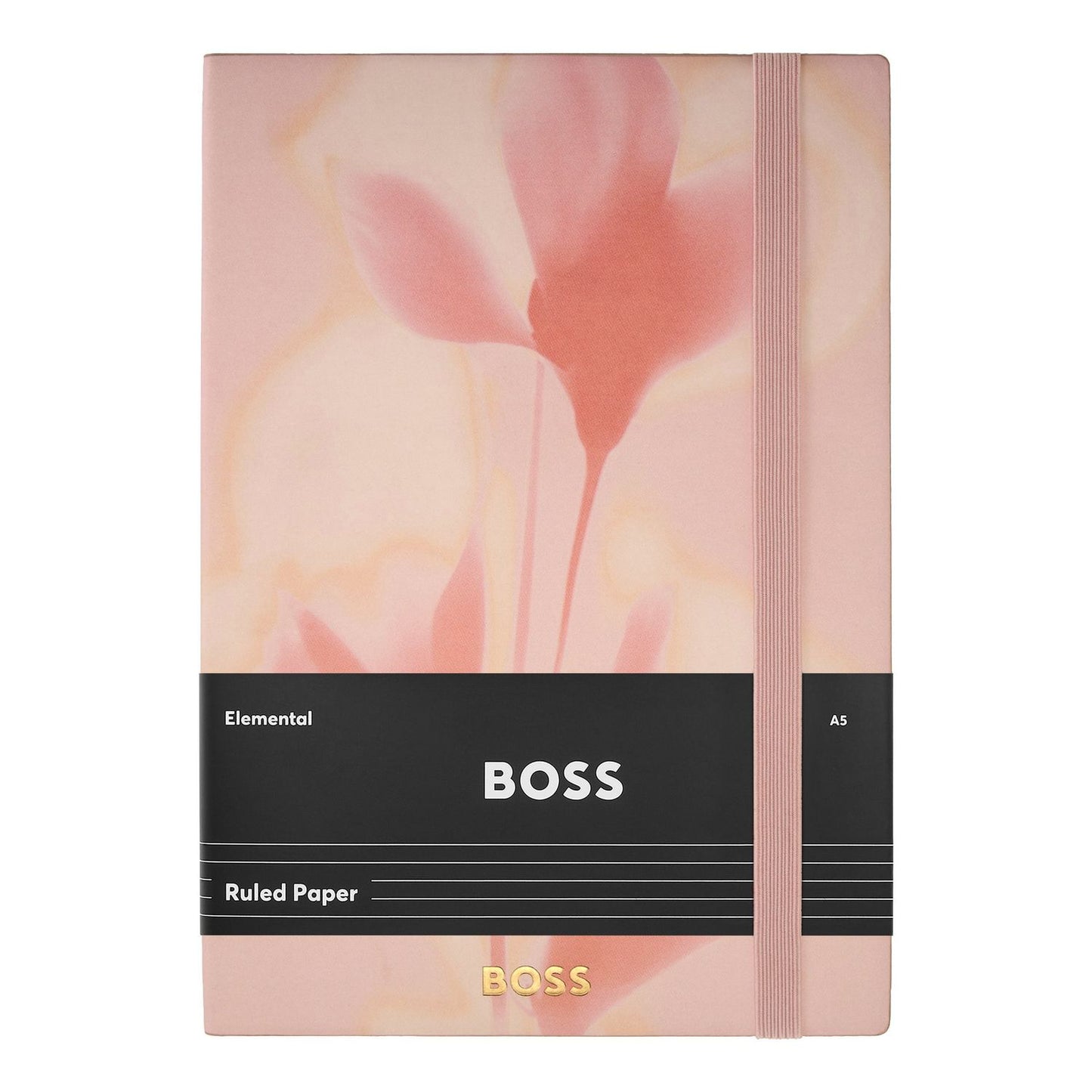 Hugo Boss A5 Notizbuch Holographic Flower Nude Lined