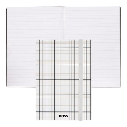Hugo Boss A5 Notizbuch Checkered White Lined