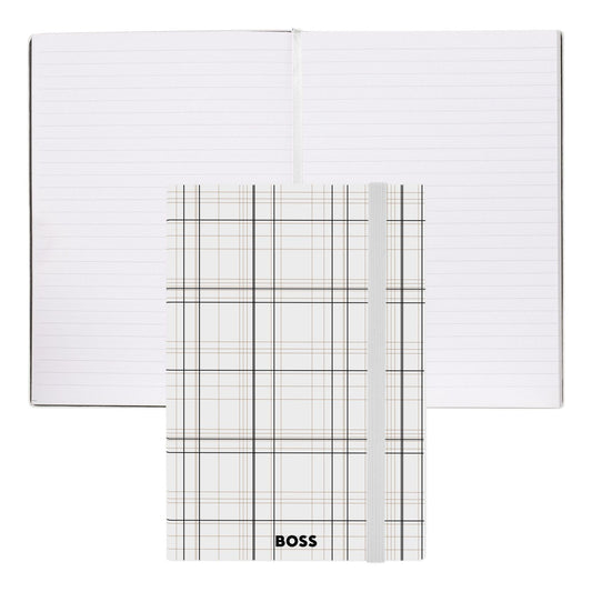 Hugo Boss A5 Notizbuch Checkered White Lined