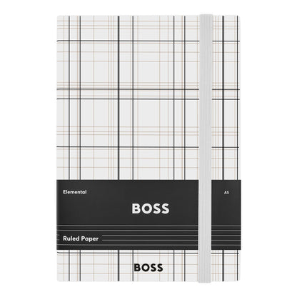Hugo Boss A5 Notizbuch Checkered White Lined