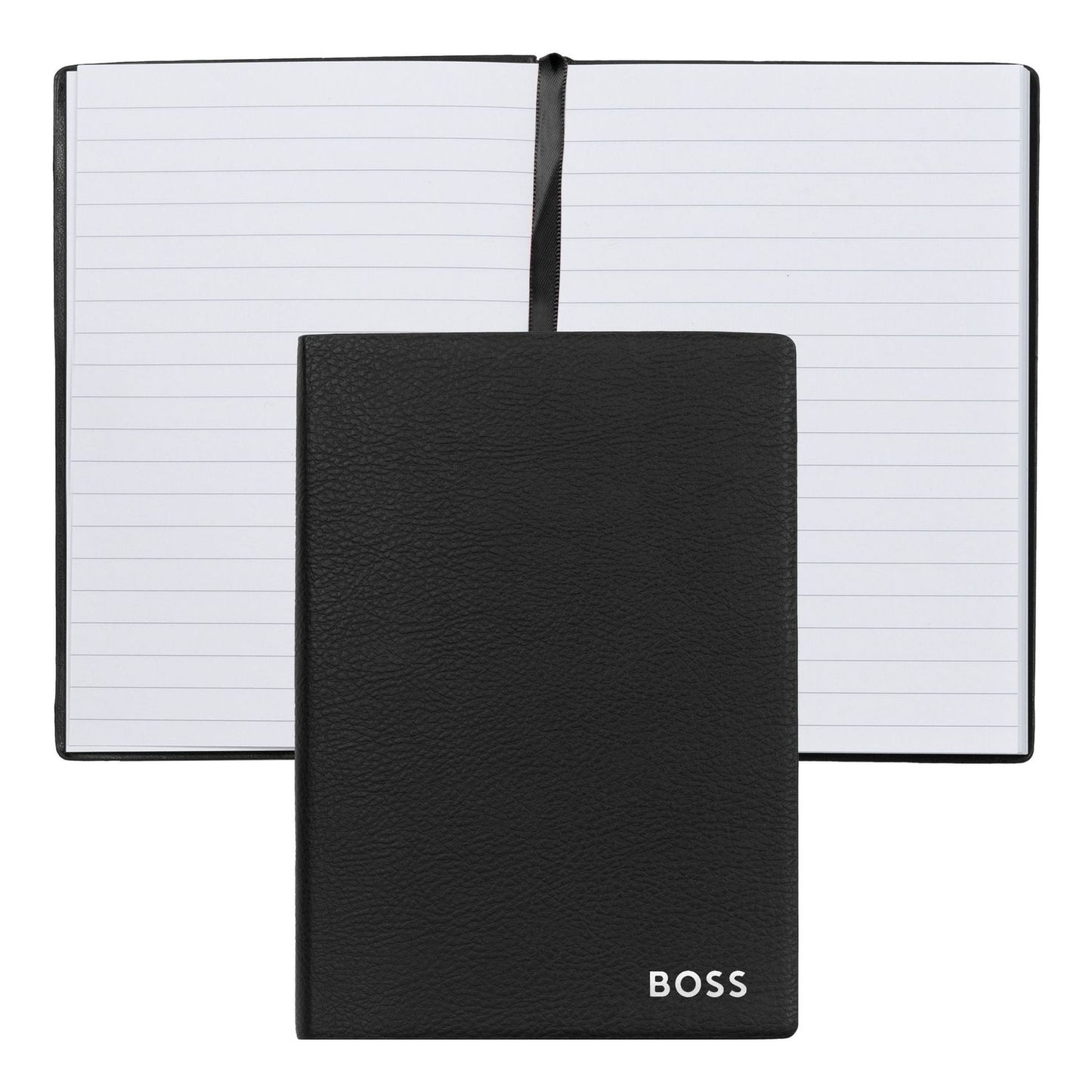 Hugo Boss Notizblock A6 Essential Black Lined