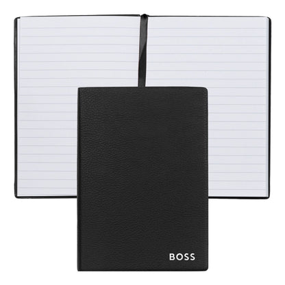 Hugo Boss Notizblock A6 Essential Black Lined