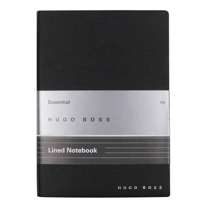Hugo Boss Notizbuch A6 Essential Storyline Black Lined