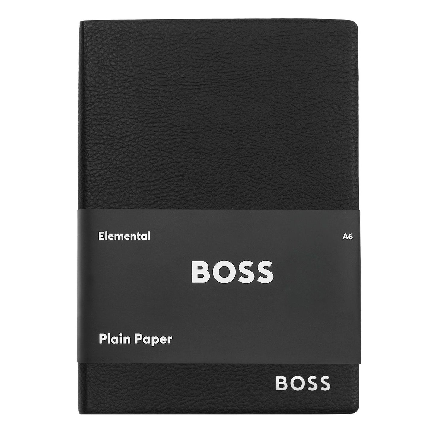 Hugo Boss Notizblock A6 Essential Black Plain