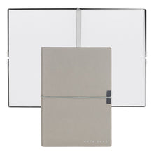 Lade das Bild in den Galerie-Viewer, Hugo Boss Notizbuch A6 Elegance Storyline Grey Plain
