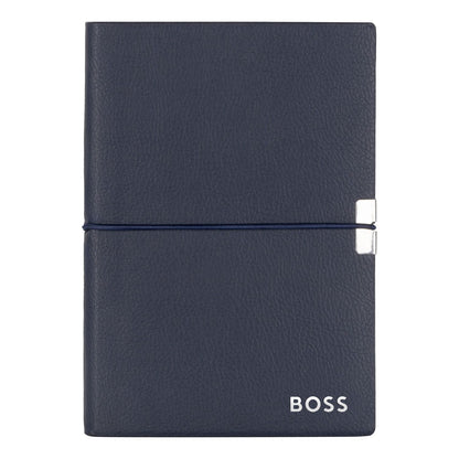 Hugo Boss Notizblock A6 Elegance Navy Plain