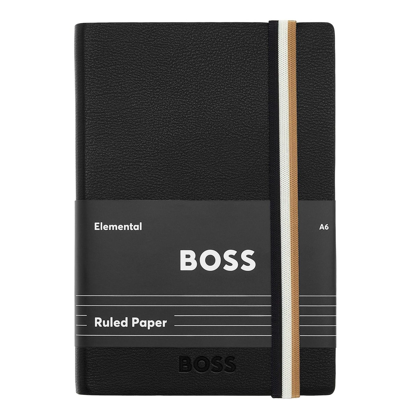 Hugo Boss A6 Notizbuch Iconic Black Lined