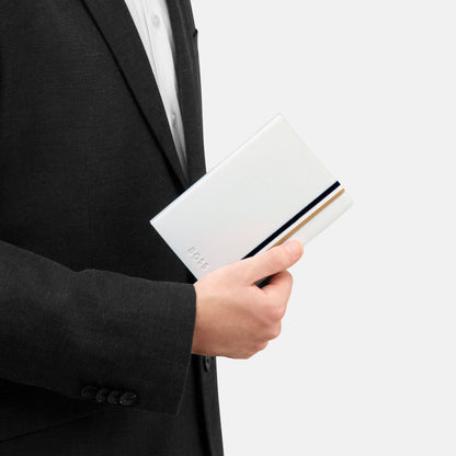 Hugo Boss A6 Notizbuch Iconic White Lined