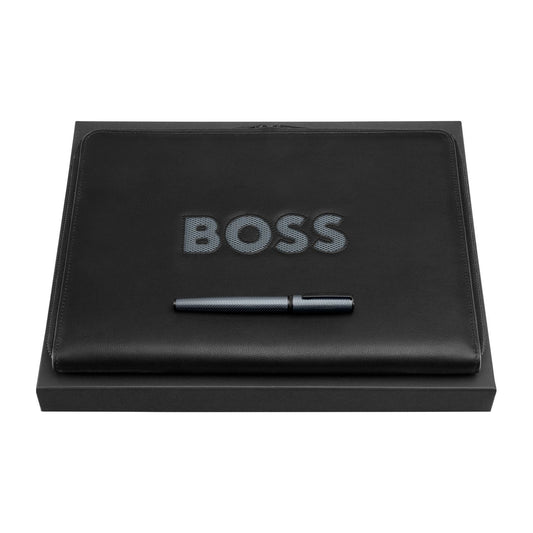 Hugo Boss Set HUGO BOSS (tintenroller & A4 konferenzmappe)