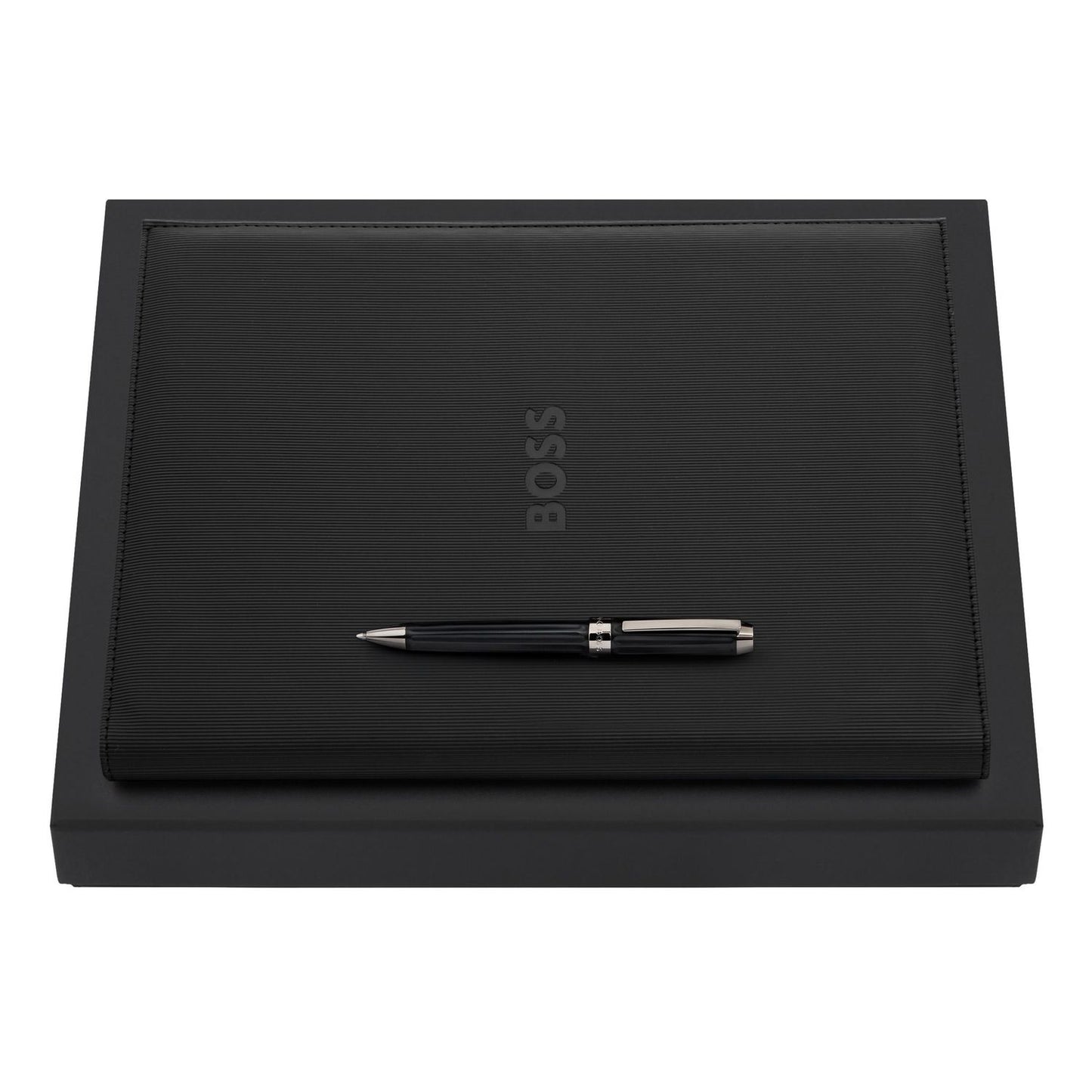 Hugo Boss Set HUGO BOSS Black (kugelschreiber & A4 schreibmappe)