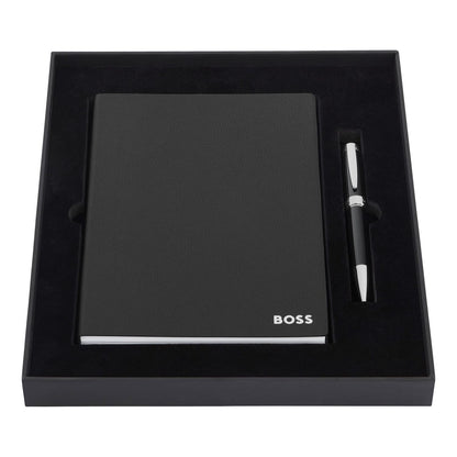 Hugo Boss Set HUGO BOSS Black (kugelschreiber & notizblock A5)