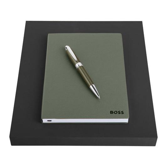 Hugo Boss Set HUGO BOSS (kugelschreiber & notizblock A5)