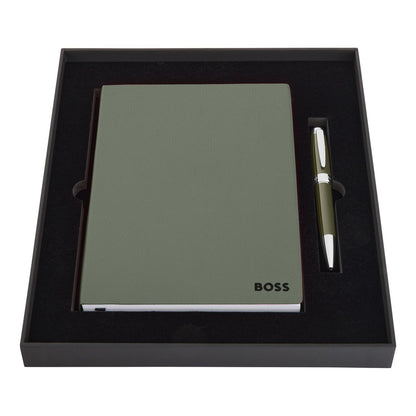 Hugo Boss Set HUGO BOSS (kugelschreiber & notizblock A5)