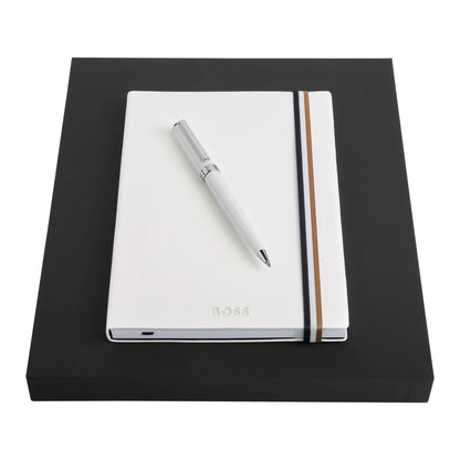 Hugo Boss Set HUGO BOSS (kugelschreiber & notizblock A5)
