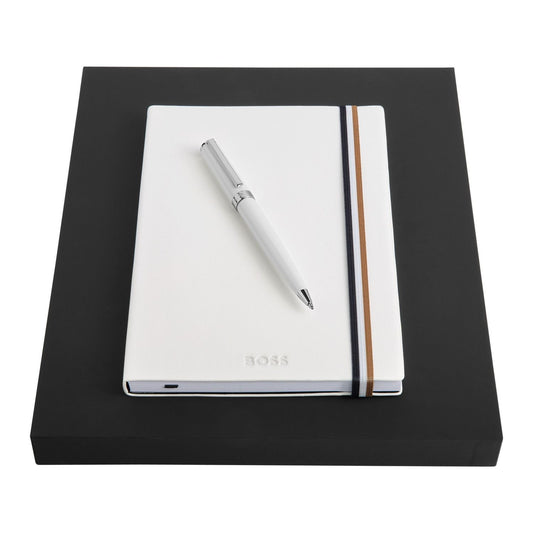 Hugo Boss Set HUGO BOSS (kugelschreiber & notizblock A5)