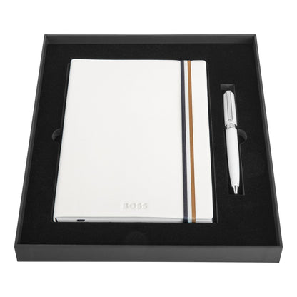 Hugo Boss Set HUGO BOSS (kugelschreiber & notizblock A5)