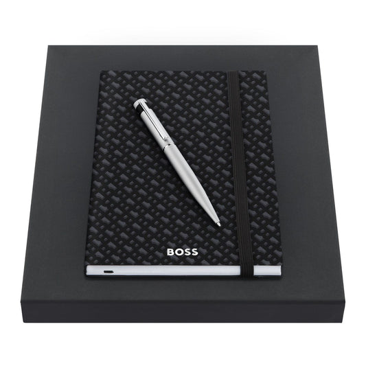 Hugo Boss Set HUGO BOSS (kugelschreiber & notizblock A5)
