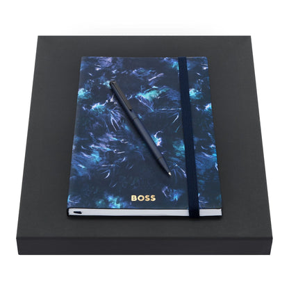 Hugo Boss Set HUGO BOSS (kugelschreiber & notizblock A5)