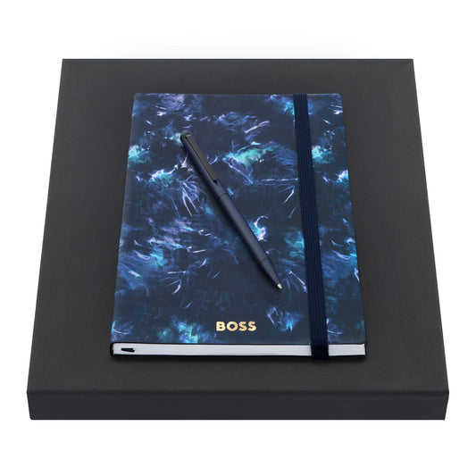 Hugo Boss Set HUGO BOSS (kugelschreiber & notizblock A5)