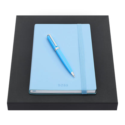 Hugo Boss Set HUGO BOSS Light Blue (kugelschreiber & notizblock A5)