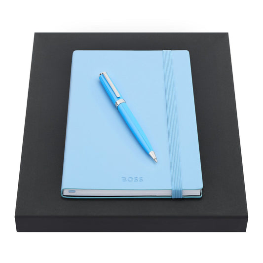Hugo Boss Set HUGO BOSS Light Blue (kugelschreiber & notizblock A5)