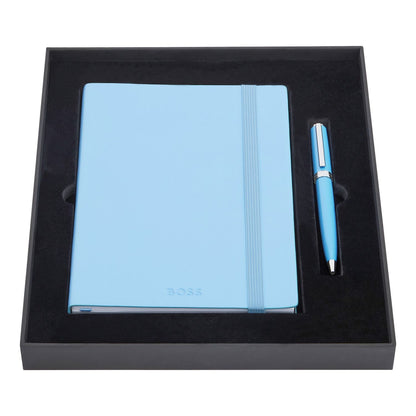 Hugo Boss Set HUGO BOSS Light Blue (kugelschreiber & notizblock A5)