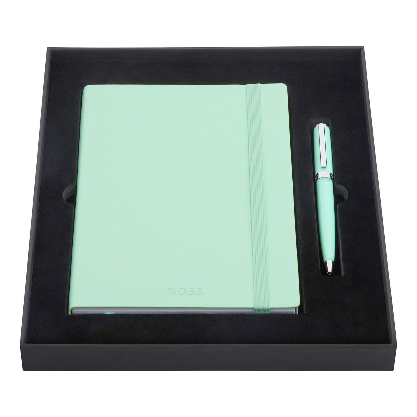 Hugo Boss Set HUGO BOSS Light Green (kugelschreiber & notizblock A5)