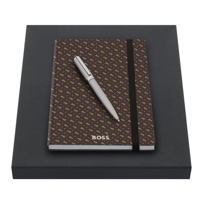 Hugo Boss Set HUGO BOSS (kugelschreiber & notizblock A5)
