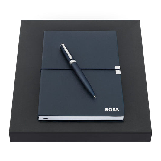 Hugo Boss Set HUGO BOSS Navy (kugelschreiber & notizblock A5)