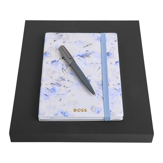 Hugo Boss Set HUGO BOSS (kugelschreiber & notizblock A5)