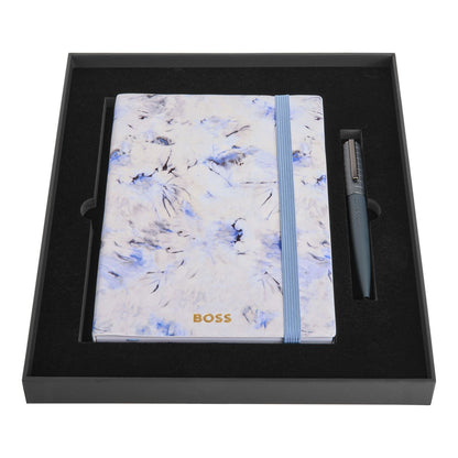 Hugo Boss Set HUGO BOSS (kugelschreiber & notizblock A5)