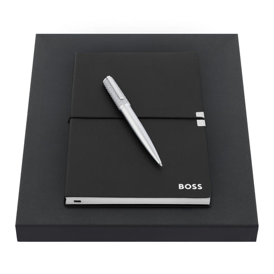 Hugo Boss Set HUGO BOSS (kugelschreiber & notizblock A5)
